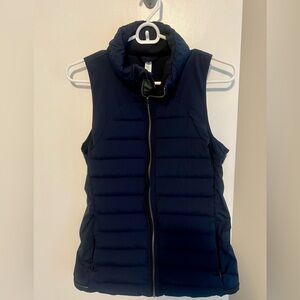 Lululemon Down For It All Vest - Size 6 - Navy